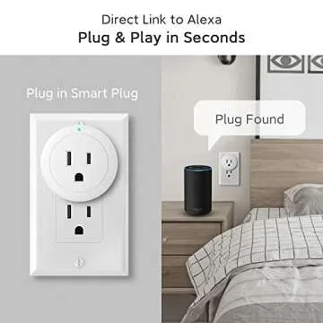 Beysen Smart Plug, Smart Outlet Bluetooth Mesh, Smiple Set Up, Alexa App Remote Control and Alexa Voice Control, ETL & FCC Certified, 4 Pack 666 (1 Pack) (4 Pack)