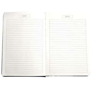 A5 Bullet Dotted Journal dot Grid Notebook 220 Pages 3 x Page Markers 160 GSM Extra Thick Paper bujo Specific Metal Stencil Ruler Page Numbers Pen Holder in Spine 4 x Index Pages 8 Perforated Pages