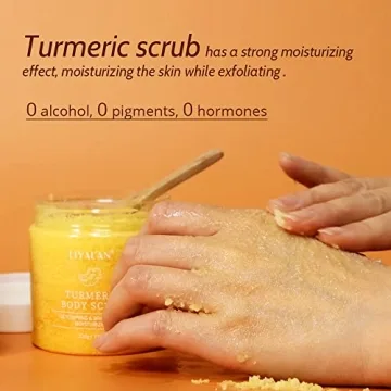 Liyalan Turmeric Body Scrub - Moisturizing Exfoliant