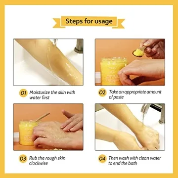 Liyalan Turmeric Body Scrub - Moisturizing Exfoliant