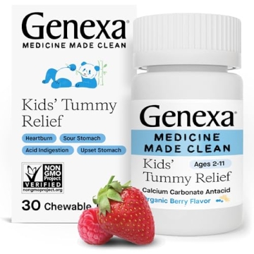 Genexa Kids' Tummy Relief Antacid Chewables for Kids