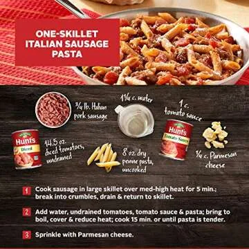 Hunt's Diced Tomatoes No Salt Added, Keto Friendly, 14.5 Ounce (Pack of 12)