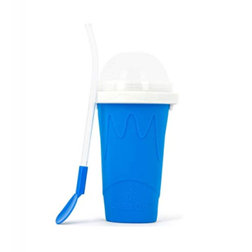Slushie Maker Cup, Magic Quick Frozen Smoothies Cup Cooling Cup Double Layer Squeeze Cup Slushy Make...