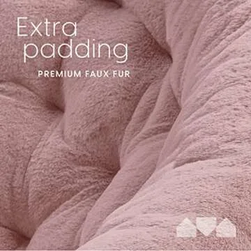 Milliard Cozy Faux Fur Saucer Chair for Relaxation