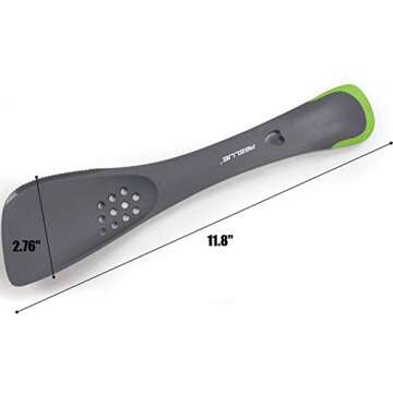 Aeelue Kitchen Utensil 5 in 1 Multifunctional Nonstick Cutter, Turner, Colander, Soup Spoon, Spatula...