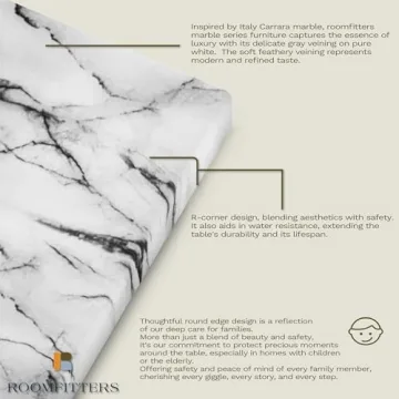 Faux Marble Coffee Table with Gold Metal Frame and Storage