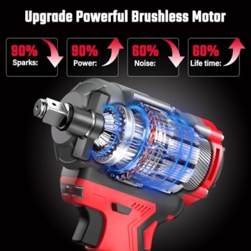 Revvstark 1/2" Impact Wrench for Auto Mechanics
