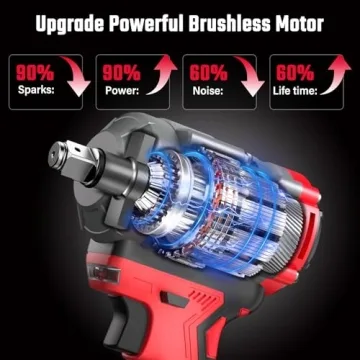 Revvstark 1/2" Impact Wrench for Auto Mechanics