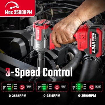 Revvstark 1/2" Impact Wrench for Auto Mechanics