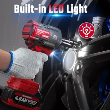 Revvstark 1/2" Impact Wrench for Auto Mechanics