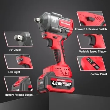 Revvstark 1/2" Impact Wrench for Auto Mechanics