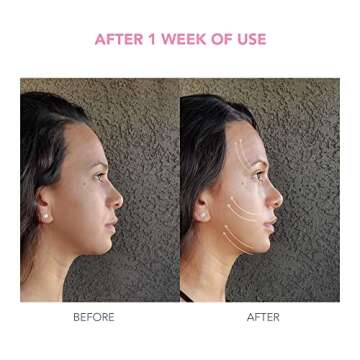 FOREO Firm & Fabulous BEAR mini + Serum Serum Serum 1 Oz Anti aging Starter Kit- Microcurrent Facial Device- Instant Face Lift- Double Chin Eliminator- Facial Skin Care Products- Gift Set- Pearl Pink