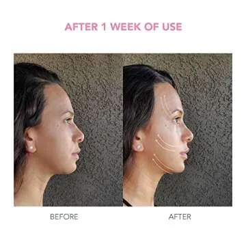 FOREO Firm & Fabulous BEAR mini + Serum Serum Serum 1 Oz Anti aging Starter Kit- Microcurrent Facial Device- Instant Face Lift- Double Chin Eliminator- Facial Skin Care Products- Gift Set- Pearl Pink