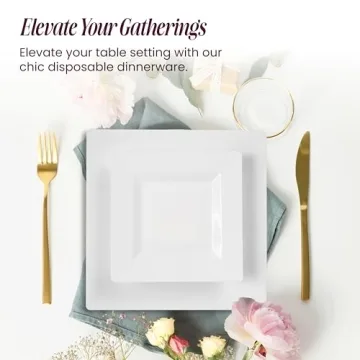 Aya's 60ct Heavy Duty Plastic Plates for Sale