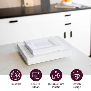 Aya's 60ct Heavy Duty Plastic Plates for Sale