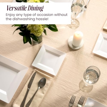 Aya's 60ct Heavy Duty Plastic Plates for Sale