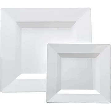 Aya's 60ct Heavy Duty Plastic Plates for Sale
