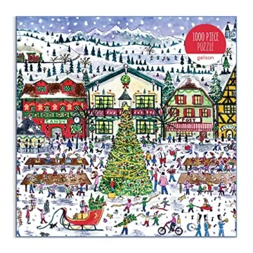 Michael Storrings Santa's Village 1000 Piece Holiday Puzzle