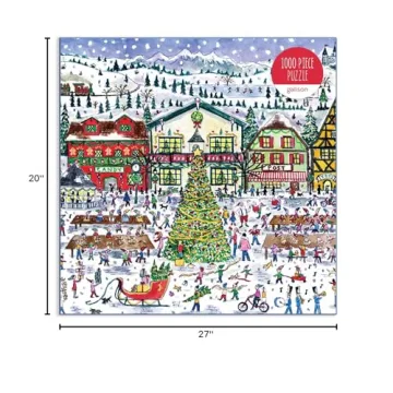Michael Storrings Santa's Village 1000 Piece Holiday Puzzle