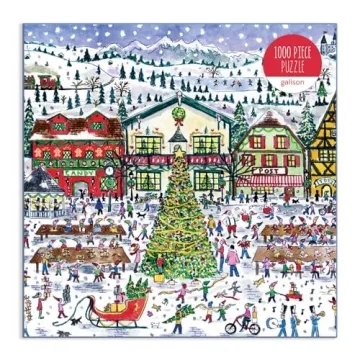 Michael Storrings Santa's Village 1000 Piece Holiday Puzzle