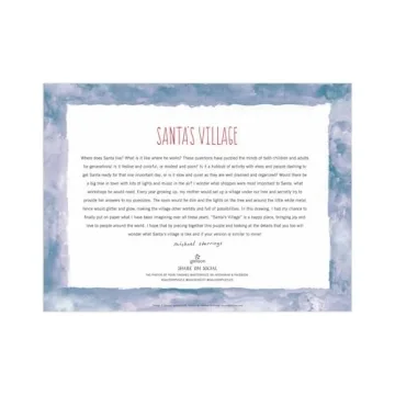 Michael Storrings Santa's Village 1000 Piece Holiday Puzzle