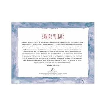 Michael Storrings Santa's Village 1000 Piece Holiday Puzzle