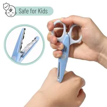 Craft Scissors Set, 6 Decorative Edges, Rainbow