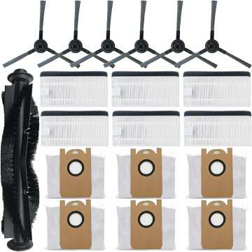 Replacement Parts Kit Compatible with iHome AutoVac Nova S1 Pro Robot Vacuum Cleaner Accessories iHR...