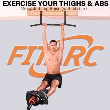 Fitarc Joist Mount Pull Up Bar for Home Gym Fitness