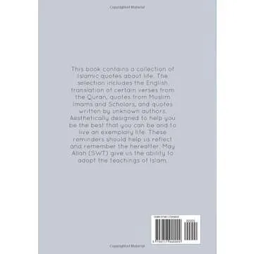 Muslim Reflections: Muslim Quotes, Aesthetic Islamic Coffee Table Book