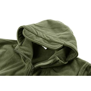 CRYSULLY Men's Tactical Jacket - Multi-Pocket Hoodie