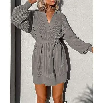Fall Oversized Sweater Dress - Chic & Comfortable Style