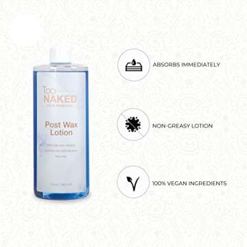 ForPro Too Naked Post Wax Lotion, 16.9 Ounce
