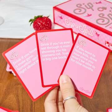 WHAT DO YOU MEME? Sip or Spill — The Girl's Night Party Game, Ultimate Bachelorette Party Games, B...