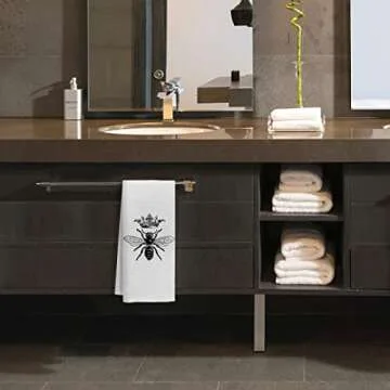 Queen Bee Vintage Kitchen Dish Towels for Family Gifts