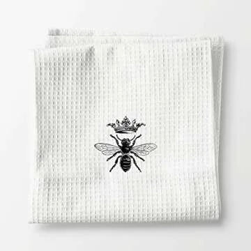 Queen Bee Vintage Kitchen Dish Towels for Family Gifts