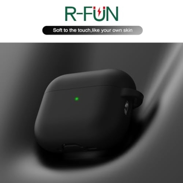 R-fun AirPods Pro 3 Silicone Case with Keychain Kit