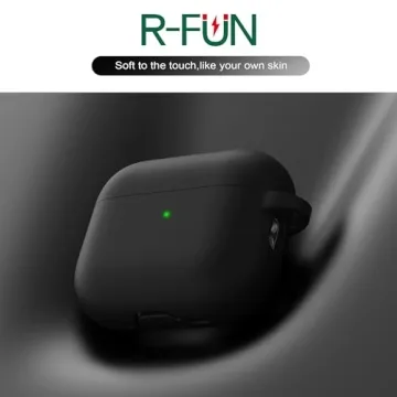 R-fun AirPods Pro 3 Silicone Case with Keychain Kit