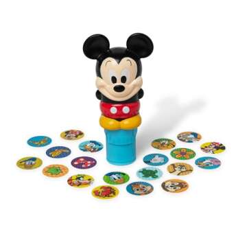 Melissa & Doug Sticker Wow!™ 24-Page Activity Pad and Sticker Stamper, 300 Stickers, Arts and Crafts Fidget Toy Collectible Character – Disney Mickey Mouse