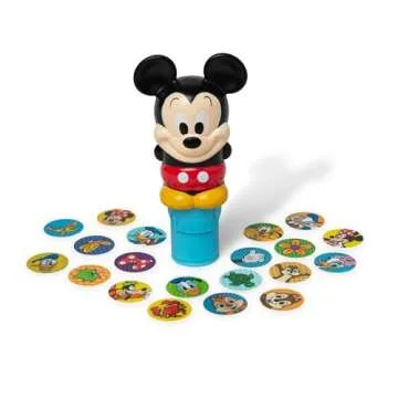 Melissa & Doug Sticker Wow!™ 24-Page Activity Pad and Sticker Stamper, 300 Stickers, Arts and Crafts Fidget Toy Collectible Character – Disney Mickey Mouse