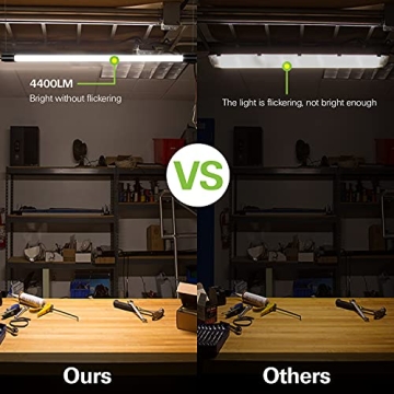 Hykolity 4FT Linkable LED Shop Lights Pack of 4