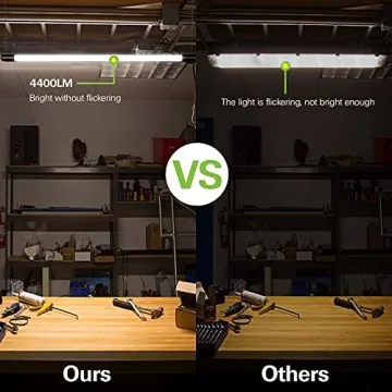 Hykolity 4FT Linkable LED Shop Lights Pack of 4