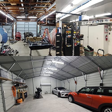 Hykolity 4FT Linkable LED Shop Lights Pack of 4