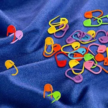 MiniRed 200 PCS Colorful Knitting Stitch Marker Set