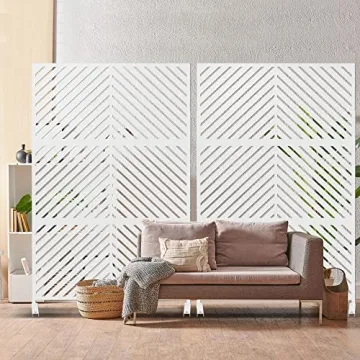 Elegant Privacy Screen for Gardens and Patios