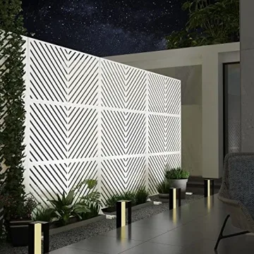 Elegant Privacy Screen for Gardens and Patios