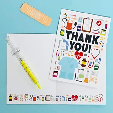 Tiny Expressions Medical Thank You Card Set – 4 Pack
