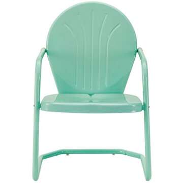 Crosley Griffith Outdoor Chair - Retro Metal for Patios