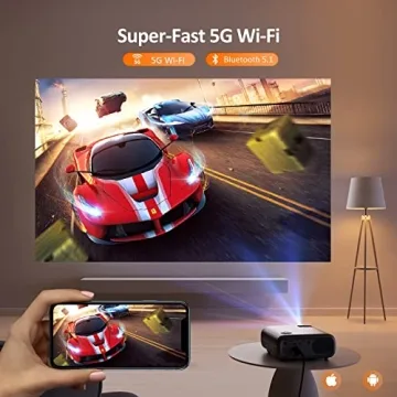 NexiGo PJ40 1080P WiFi Bluetooth Projector 300 Inch