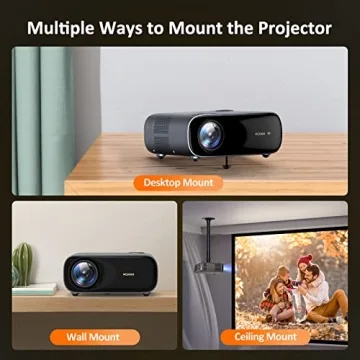 NexiGo PJ40 1080P WiFi Bluetooth Projector 300 Inch
